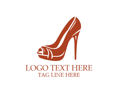 Glossy Fashion Stiletto Heels Logo