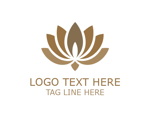 Glow Lotus Floral Logo for Cosmetic and Beauty Branding