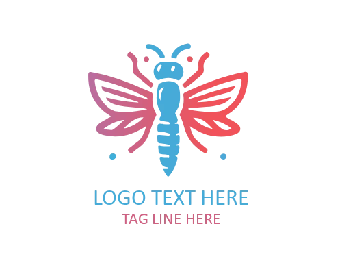 Glowing Firefly Logo for Nature, Eco, and Organic Brands