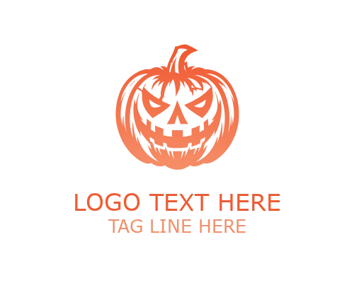 Glowing Jack Face Logo
