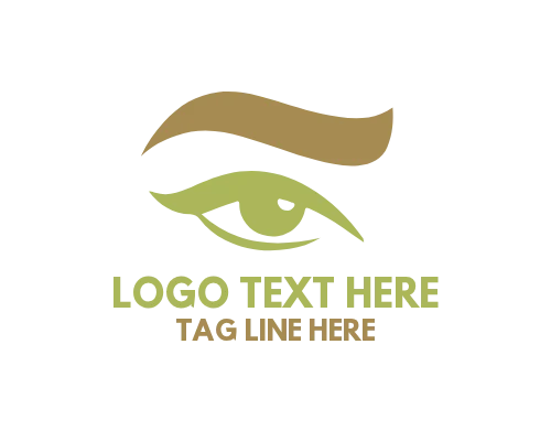 Golden Arch Eyebrow Beauty Logo