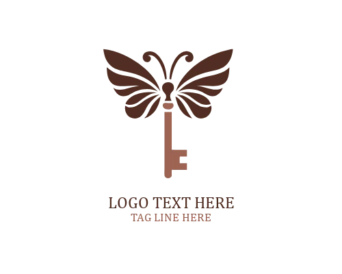 Golden Breeze Wings Key Logo