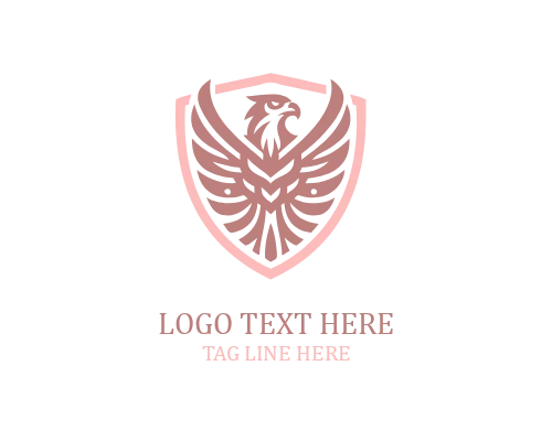 Golden Eagle Shield Logo