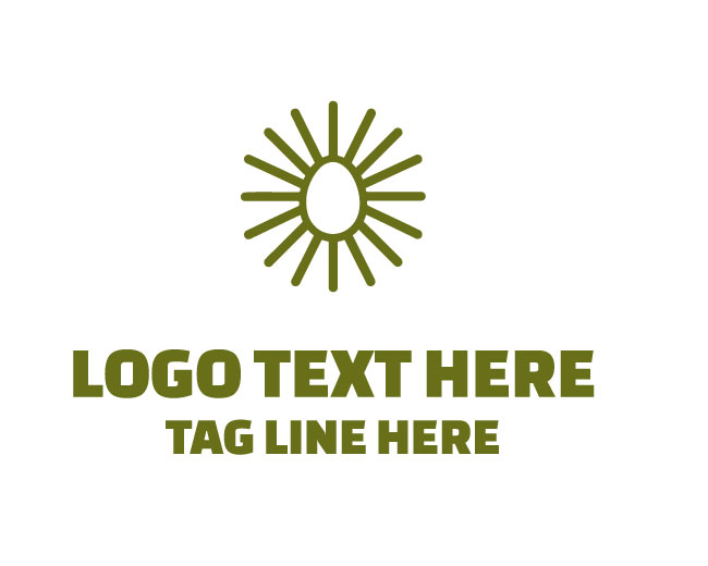  Golden Egg Sun Logo