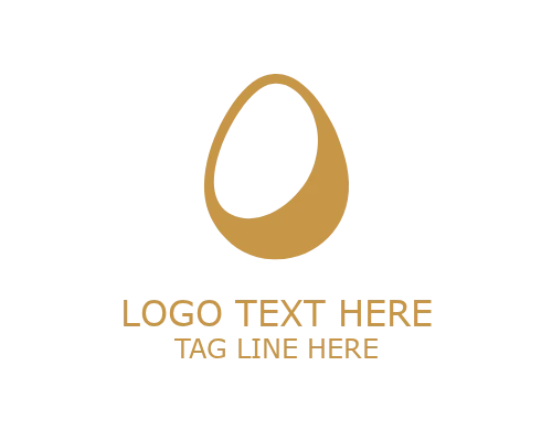 Golden Egg Symbol Logo