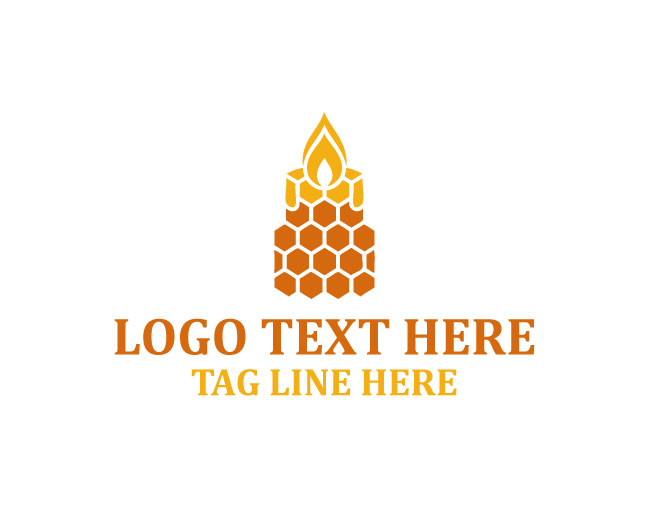Golden Honey Candle Logo