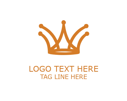  Golden King Crown Logo