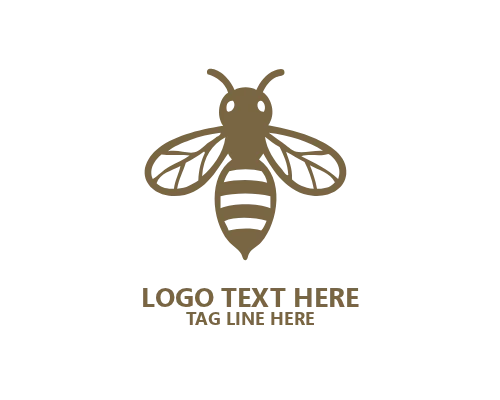 Golden Mark Honey Bee Logo