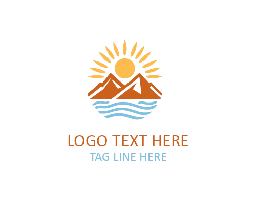 Golden Sun Mountain Logo