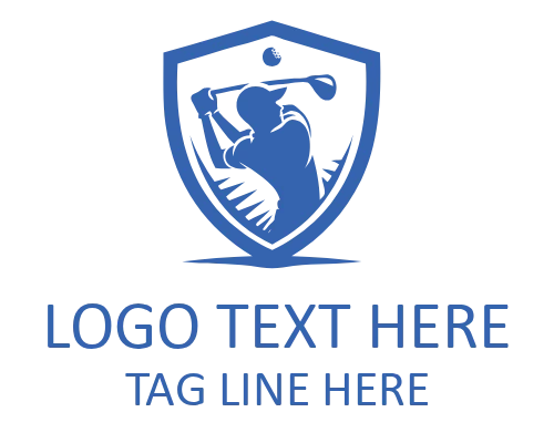 Golf blue Logo