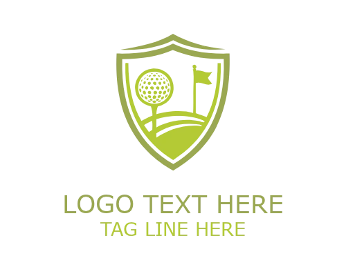 Golf Club Monogram Logo for Professional Sports Branding