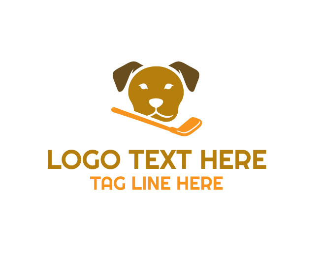 Golf Course Dog Logo