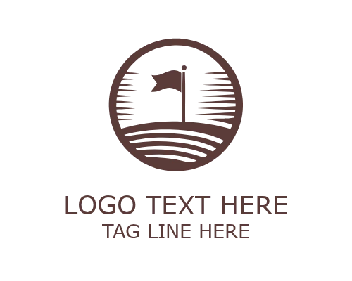 Golf Course Logo for Club and Sports Branding