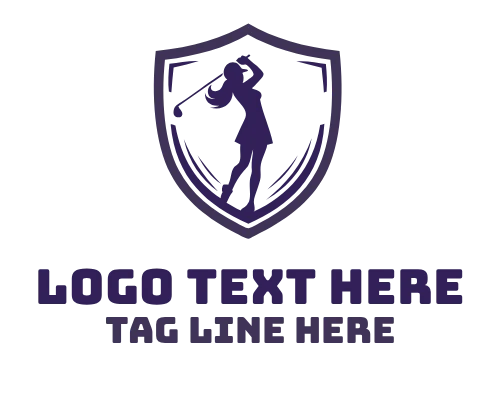 Golf girl Logo