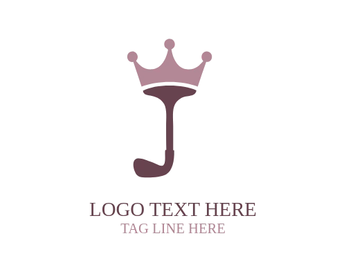  Golf Green Flag Logo