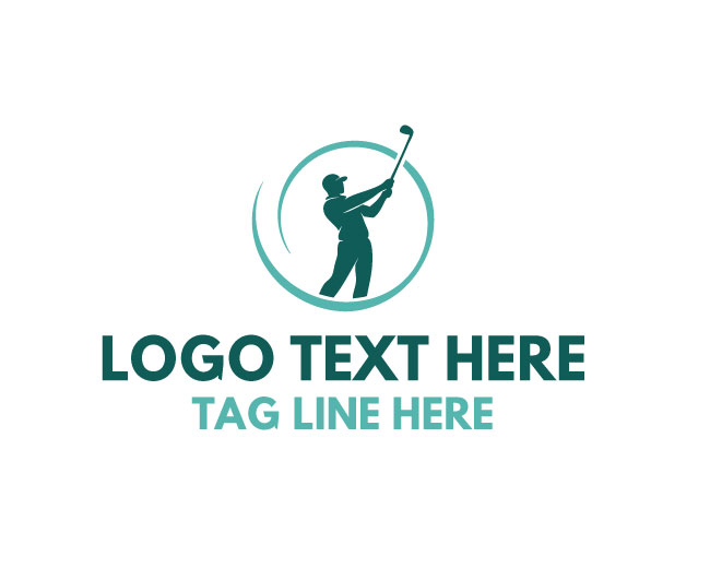 Golfer Motion Club Logo
