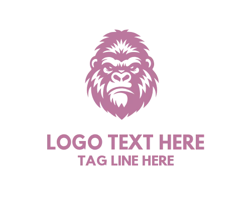 Gorilla Dominant Head Logo