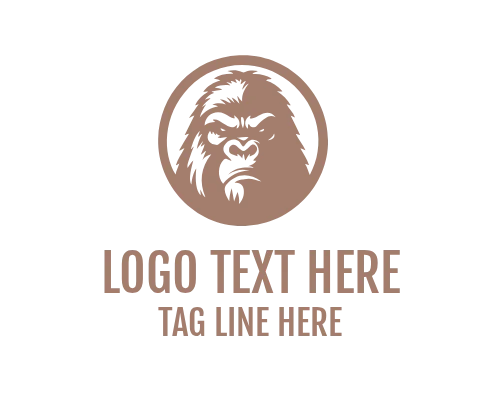 Gorilla Primal Emblem Logo