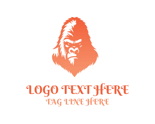Gorilla Primal Head Logo