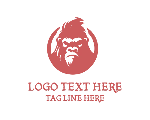 Gorilla Titan Head Logo