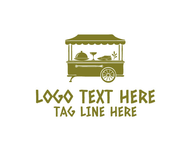 Gourmet Burger Cart Logo