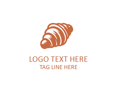 Gourmet Croissant Bakery Logo