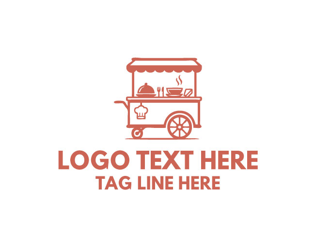  Gourmet Food Wagon Logo