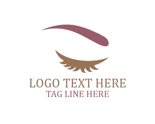 Graceful Arch Eyebrow Logo