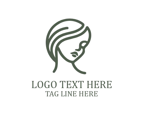 Graceful Beauty Woman Logo