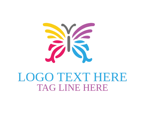 Graceful Butterfly Logo