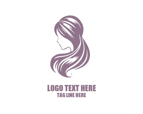 Graceful Lines Women Hair Logo
