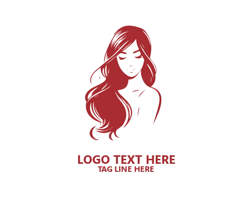 Graceful Women Hair Logo