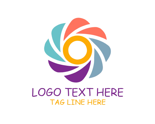 Gradient Aperture Shutter Logo