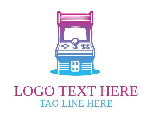  Gradient Arcade Gaming Logo