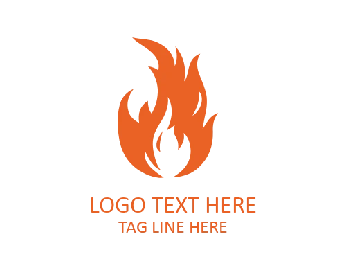 Gradient Flame Logo