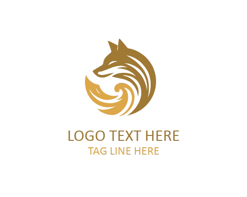 Gradient Fox Modern Logo