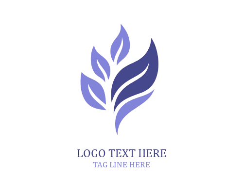 Gradient Leaf Logo