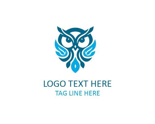 Gradient Owl Mark Logo
