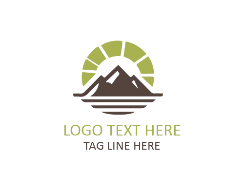 Granular Flat Stone Logo for Construction and Industrial Brands