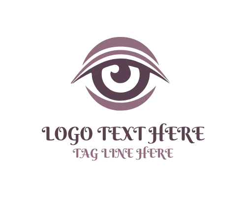 Gray Animal Eye Logo