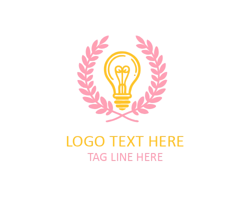 Green Bulb Idea Logo for Creativity and Innovation Branding