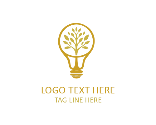 Green Bulb Innovation Logo for Startups and Smart Branding