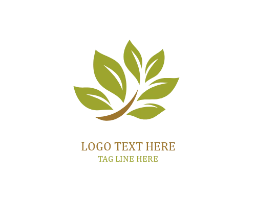 Green Core Leaf Logo