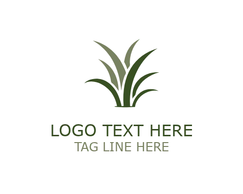 Green Field Grass Logo