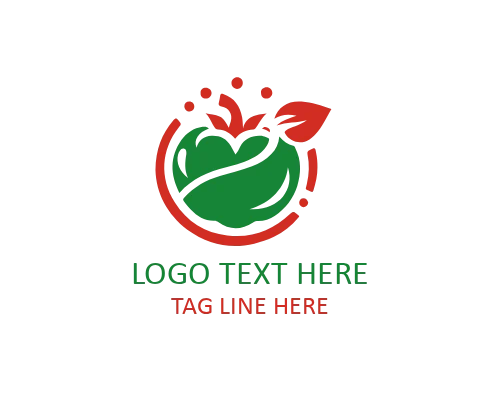 Green Flat Tomato Logo 
