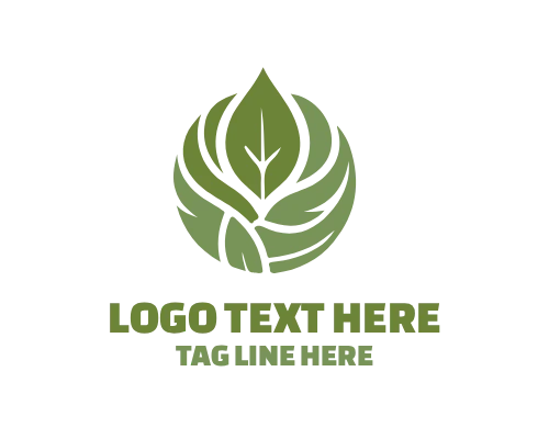 Green Growth Leaf Logo
