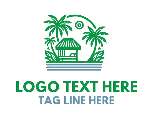  Green Lifestyle Hut Logo