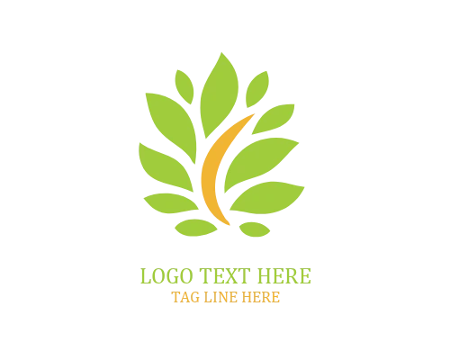 Green Path Leaf Logo