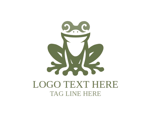 Green Tech Frog Logo