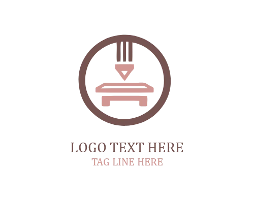 Grid 3D Print Laser Logo